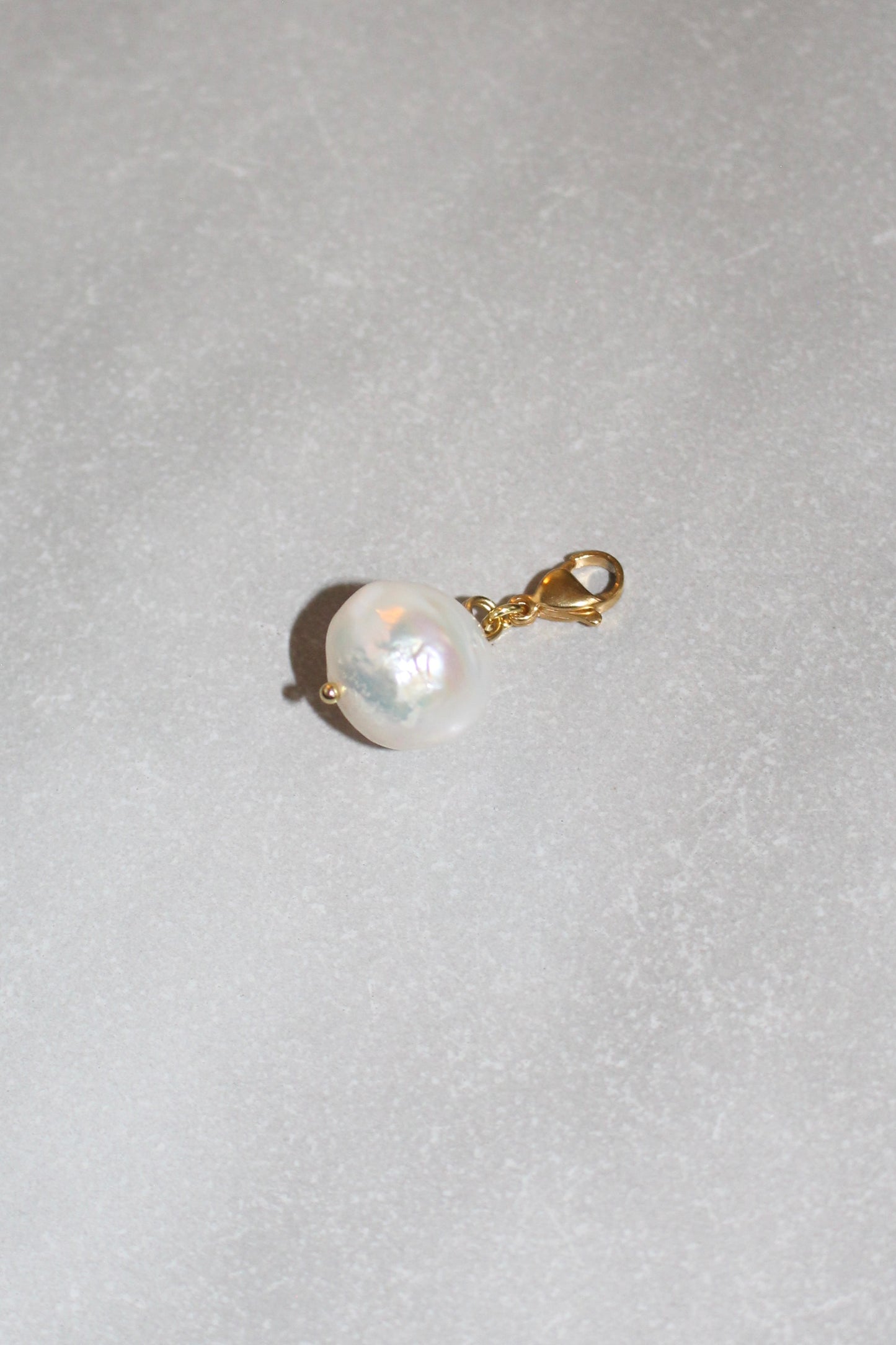 Gold Baroque Pearl Charm